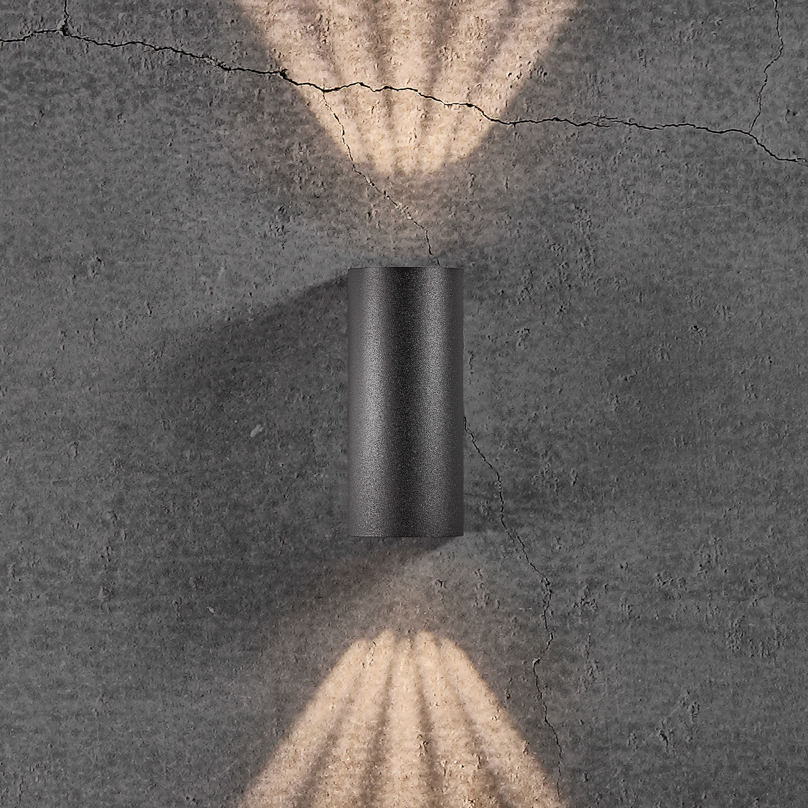 Asbol LED outdoor wall light with stencils